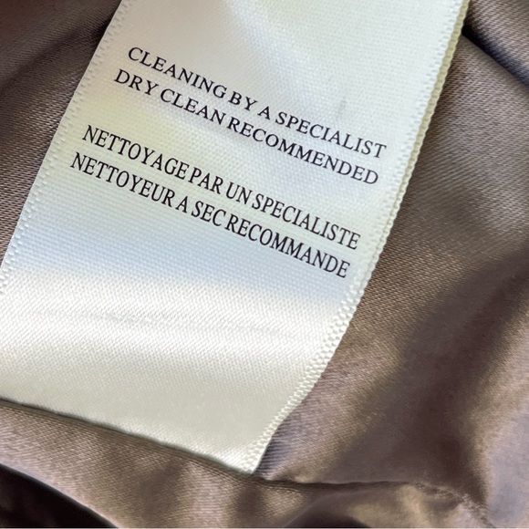 Blank NYC Taupe Gray Belted 100% Leather Suede Moto Jacket Sz M - Picture 9 of 10